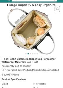 R For Rabbit Diaper Bag pack