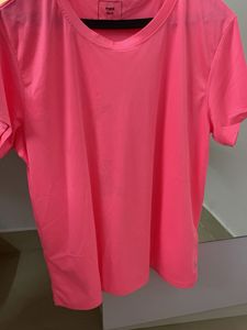 Pink Nylon T-Shirt