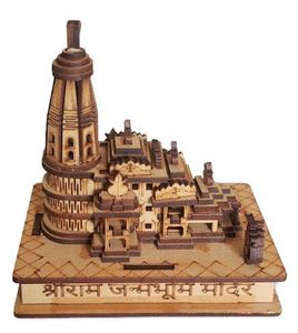 Ayodhya Ram Mandir Wooden Model