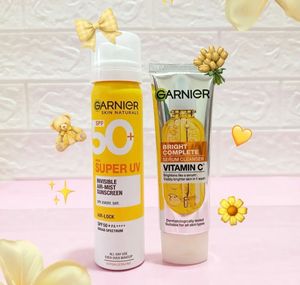 Garnier Sunscreen & Cleanser