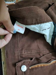 Urbanic Y2k Brown Baggy Cargo Jeans For Women