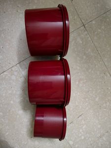 Tupperware Store All Canister 2 Medium And 1 Small