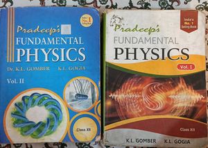 Class 12 Pradeep's Physics Vol I & II