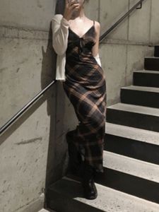 plaid checkered bodycon dress