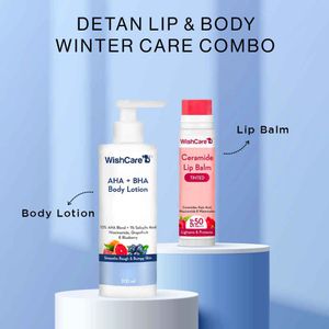 lip balm 2 pcs and one body lotion