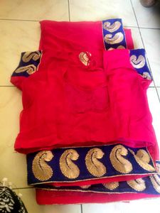 Pink Colour Saree