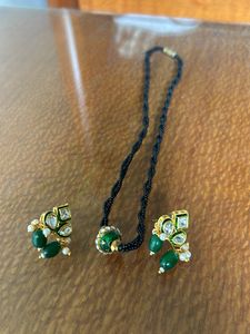 Green Stone Jewelry Set