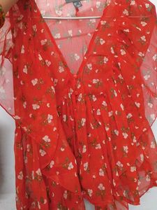 Red Floral Too