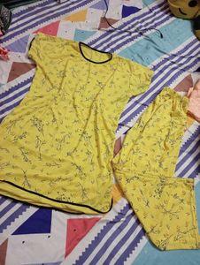 Floral Print Night Suit