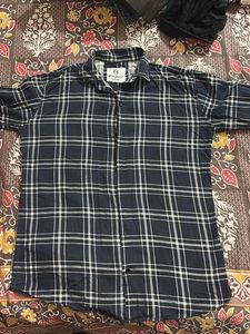 Black & Brown Plaid Shirt
