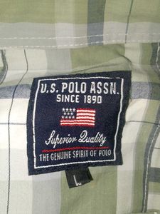 Plaid US Polo Assn. Shirt