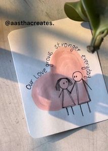 Anniversary Card Coustmis Gift 🎁