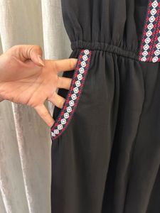 Black Spaghetti Strap Jumpsuit