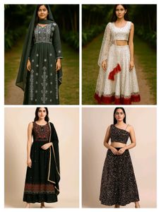 White Embroidered Lehenga Choli 🍷