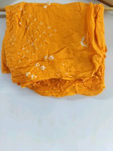 Yellow Bandhni Dupatta
