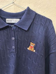 Bershka Bear Knit Top