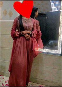 Embroidered Anarkali Dress