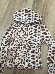 Leopard Magic Zip-Up Hoodie