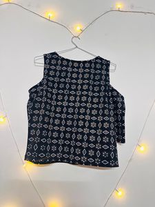 Global Desi Cold Shoulder Top