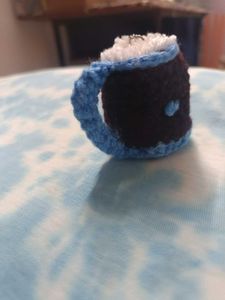 Crochet Coffee Mug Keychain