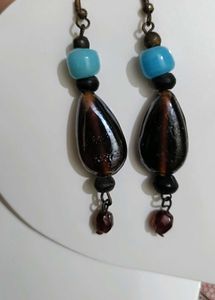 Boho Beaded Dangle Earrings