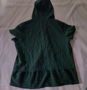 Green Plaid Top (Color Is Light In Real)
