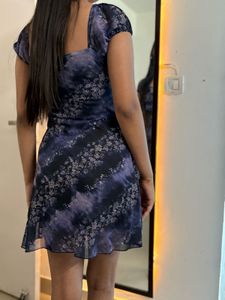 Tie-Front Mini Dress