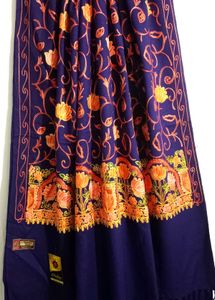 Kashmiri Embroidery Shawl For Winter