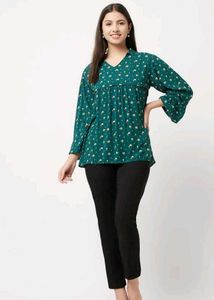 Green Polka Dot Shirt
