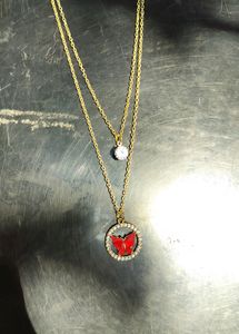 Butterfly Double Layer Chain (Red)