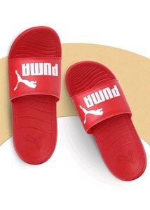 Red Puma Slides