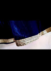 Velvet Fully Stitchd Lehnga Choli With Dupatta