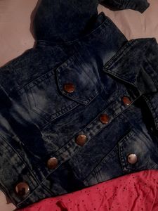 Combo Of Gems Top N Jeans Ladies Jacket