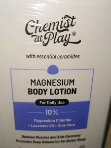 Chemist at Play Magnesium Body Lotion