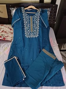 Biba Straight Kurti Bottom With Dupatta #biba
