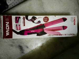 Nova Hair Curler With Straightener