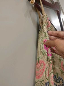 Floral Print Lehenga Skirt