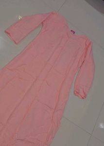 Elegant baby pink kurta