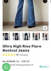 Off Duty India Flared Denim Jeans