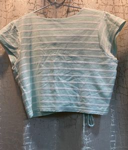 Striped Crop Top