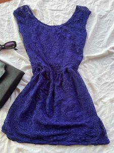 LACE BOLD🔥 Royal Blue mini Dress🌶️