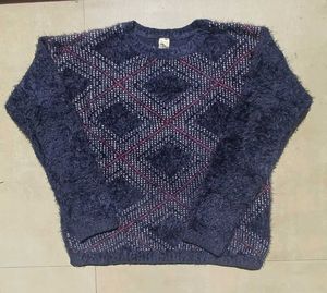 Patterned Knit Sweater