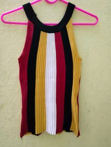 Striped Knit Tank Top