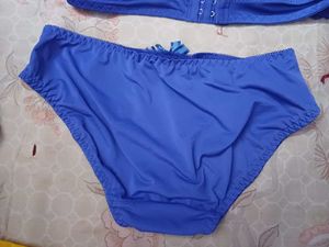 Purplish Blue Bra And Panty Set