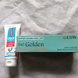 Hyper Derma Roller & Crack Cream