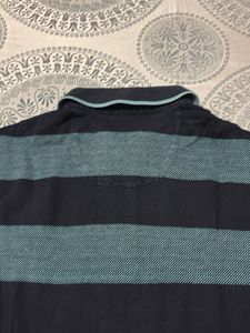 M&amp;S Men’s Striped Polo Shirt