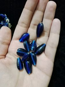 Blue Glass Beads