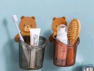 Cute Bear Wall Mounted Kitchen/Bathroom Drain Bask