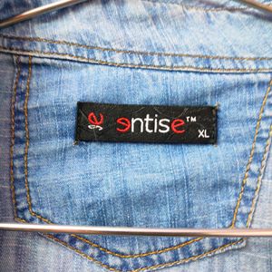 Blue Denim Shirt For Women | Bust 42