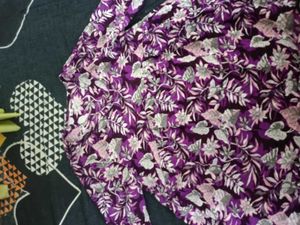 Purple Short Kurta